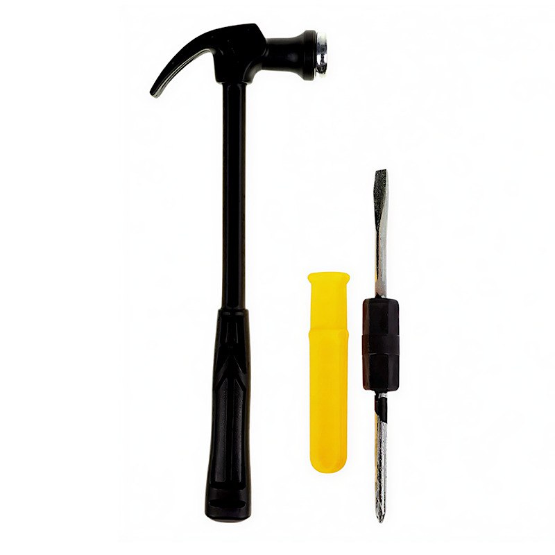 پک ابزار چکش و پیچ گوشتی دوسو و چهارسو